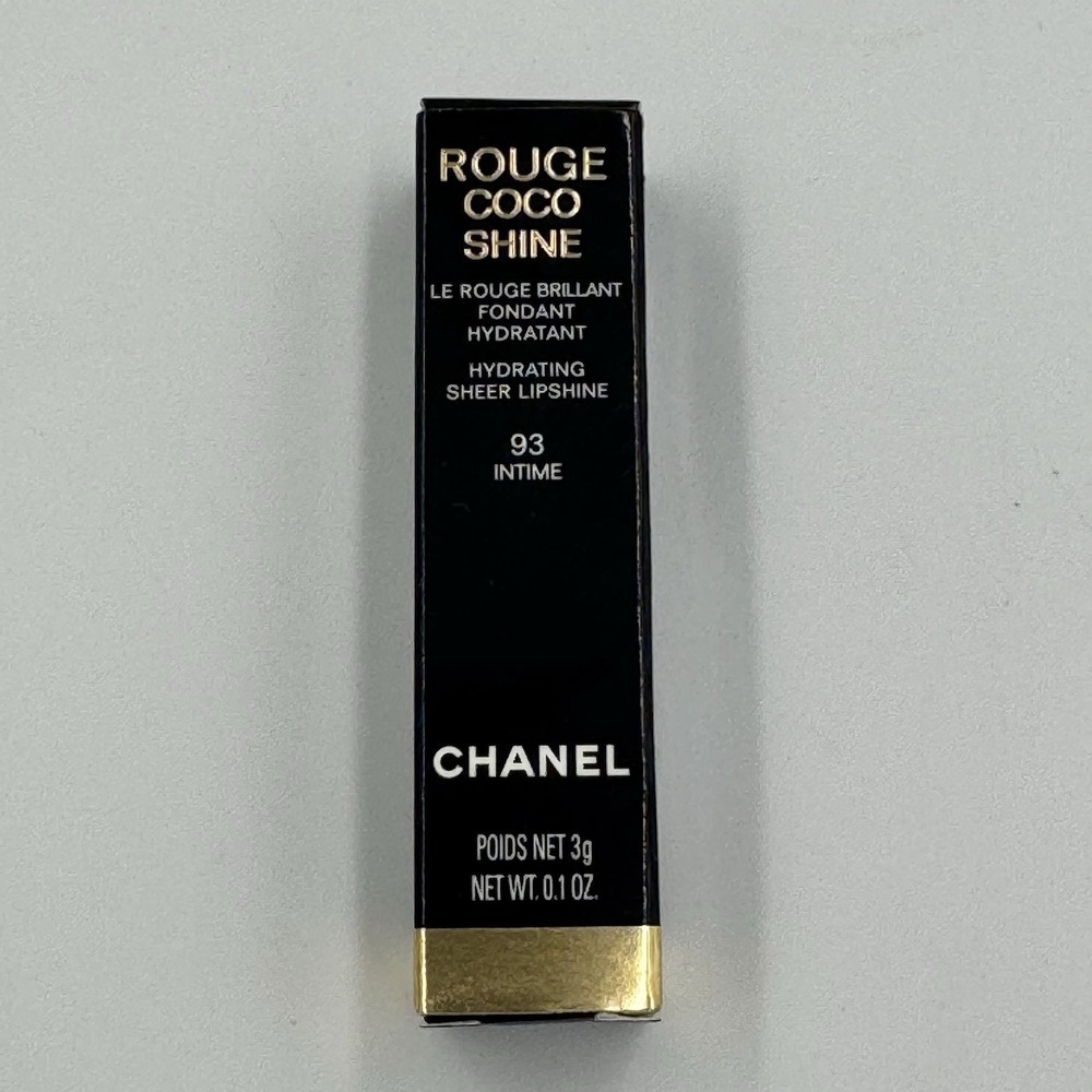 Chanel Rouge Coco Shine Hydrating Sheer Lipshine,  #93 Intime  0.11oz/3.5g